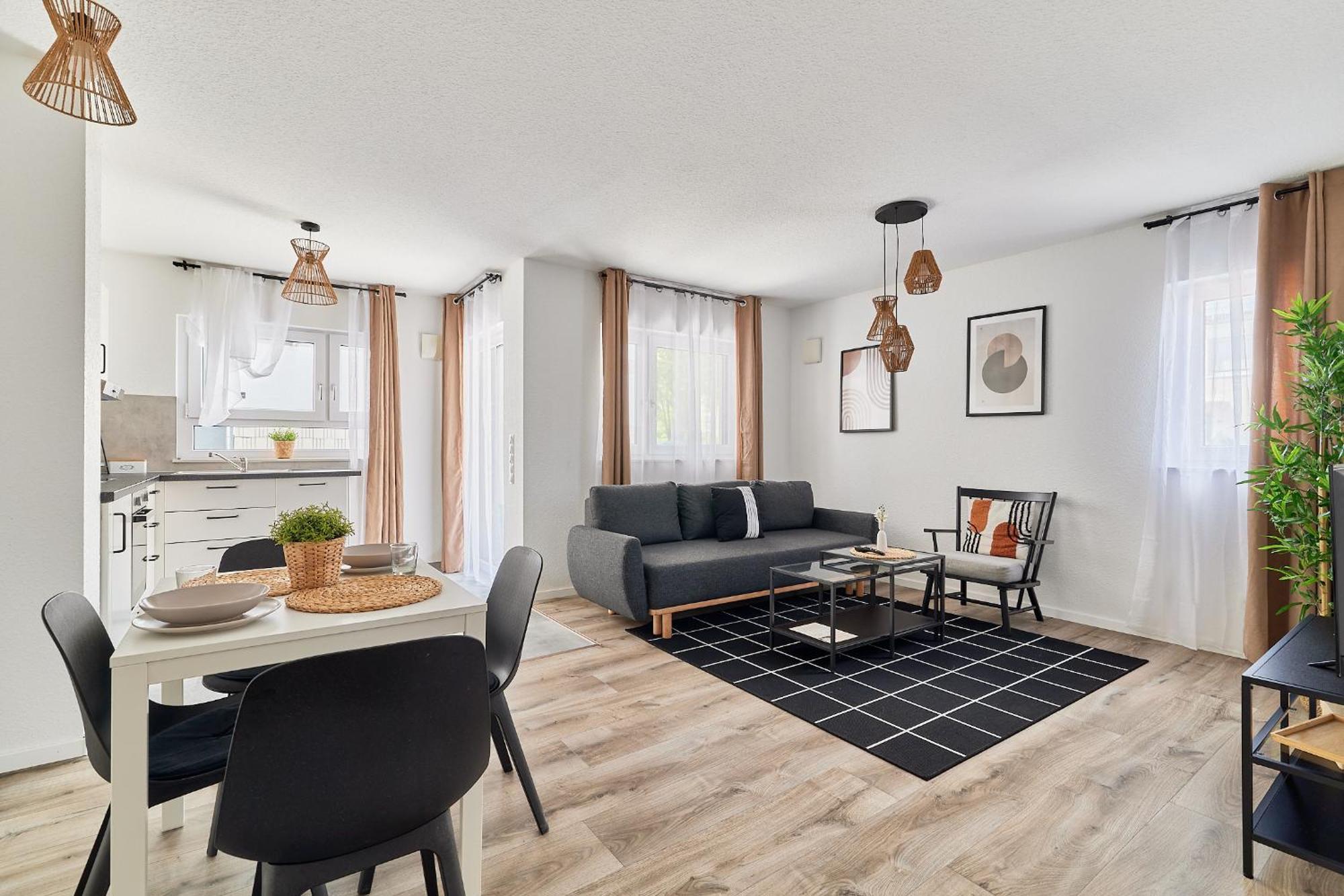 Elegantes 2 Zimmer Apartment Neubau Top Lage MHG Eksteriør billede